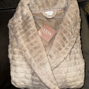 Ulta Beauty Plush Tan Robe